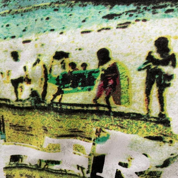 ONQUE Casuals ST. TROPEZ Postcard Print JACKET With RHINESTONE Zipper Medium - Picture 5 of 16